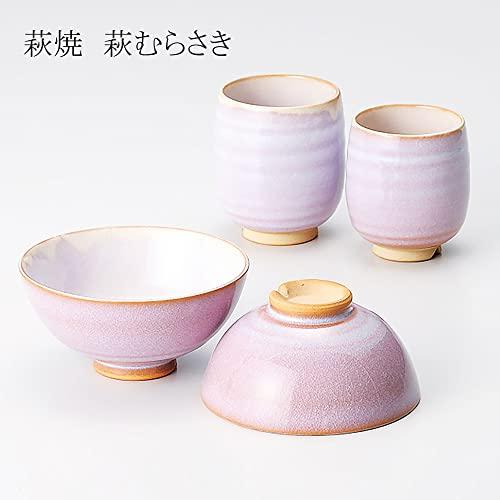 Japanese Ceramics Tsubakihide Kiln Hagimurasaki Rice Bowl (Small)