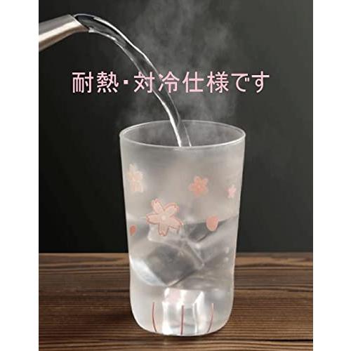 [Morning Place] Cat Paw Cute Glass Cherry Blossom Petal Cat Paw Tumbler (1 piece)