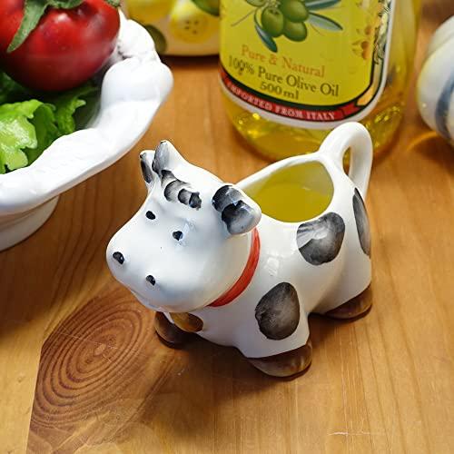 Italian Ceramic Cow Milk Pitcher Small 50Cc Cow Bre-812-1Cw