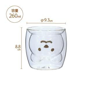 Sabu Mumu Double Wall Glass Chokokuma 260mL 381607