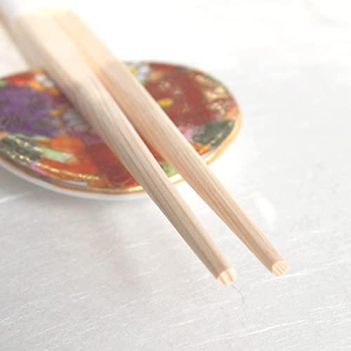 Iwai Sangyo Made in Japan Domestic Cedar Ranchu Chopsticks 26cm with White Belt, 100 Servings, Commercial Use