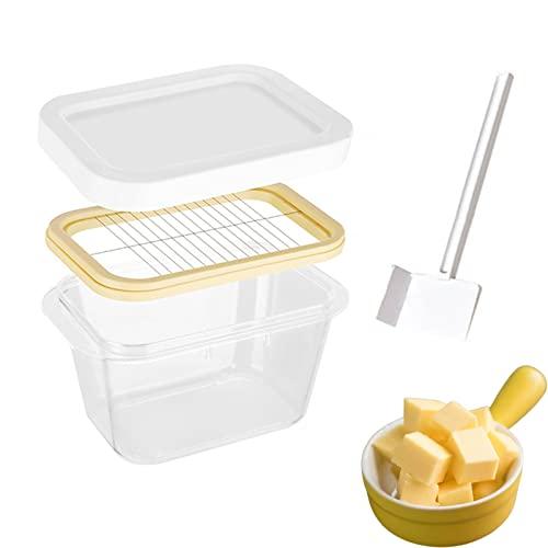 Butter Cutter Butter Case Storage Clear Stainless Steel Cutter Type Butter Cutting Case Storage Container Butter Container