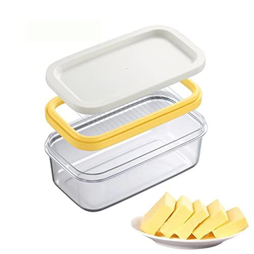 Butter Case Butter Cutter Storage Clear Stainless Steel Cutter Type Butter Cutting Case Storage Container Butter Container