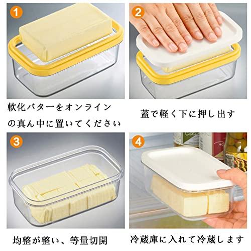 Butter Case Butter Cutter Storage Clear Stainless Steel Cutter Type Butter Cutting Case Storage Container Butter Container