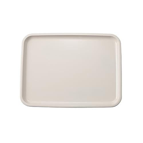 Asahi Koyo Tray, Antibacterial, Rectangular, Beige, 36Cm, Anti-Slip, Stylish, Banner, 1 Piece