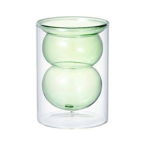 Francfranc Bubble Double Wall Glass Green