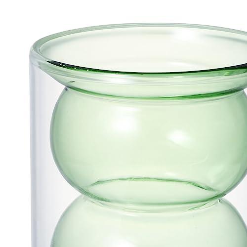 Francfranc Bubble Double Wall Glass Green