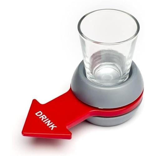 [Karokak] Shot Glass Roulette Russian Roulette Shot Glass Party Game Drinking Party Spin the Shot Lightweight Punishment Game