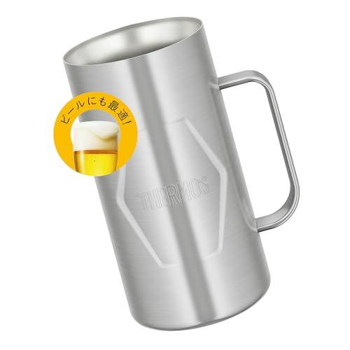 Thermos Vacuum Insulated Mug 1L Stainless Steel 2 Dishwasher Safe Thermos Structure Heat/Cold Beer Mug JDK-1001 S2